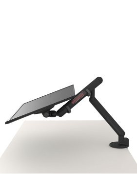 Saber Single Arm Monitor Desk Mount Stand - Black 2